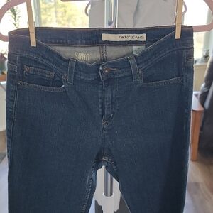 DKNY Blue Boot Cut Jeans Premium Denim